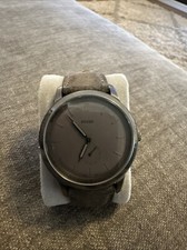 FOSSIL THE MINIMALIST SLIM GRAY LEATHER MEN'S FS5447 WATCH