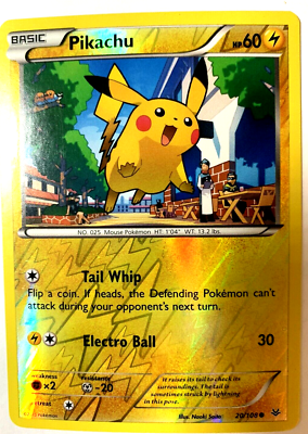 PIKACHU - 20/108 - Roaring Skies - Reverse Holo - 2015 - Pokemon
