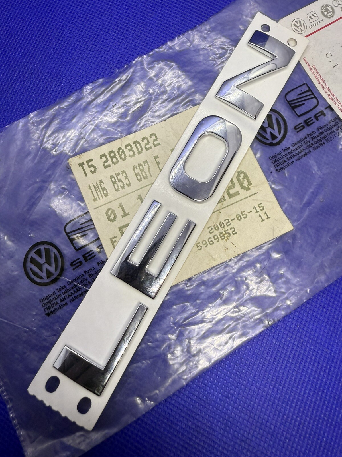 Badge SEAT LEON 1M résistant aux UV pour coffre arrière