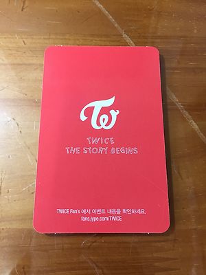 TWICE Debut Album Like OHH-AHH Red Card Jeongyeon Photo Card