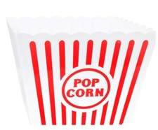Bulk Large Plastic Popcorn Tubs, 8.75x8.75 in.