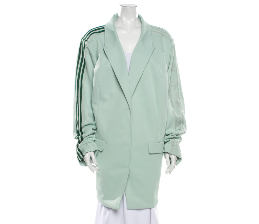 Adidas x Ivy Park Blazer Jacket Plus Size 3X Green Tint Adidas x Ivy Park Blazer Jacket Plus Size 3X Green Tint