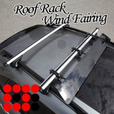 Cross Bar Wind Fairing Roof Top Rack Air Deflector Noise Reducer Universal Fit