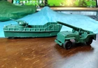 vintage LST Landing Vehicle MPC Payton Marx Battleground Playset - Parts & Jeep