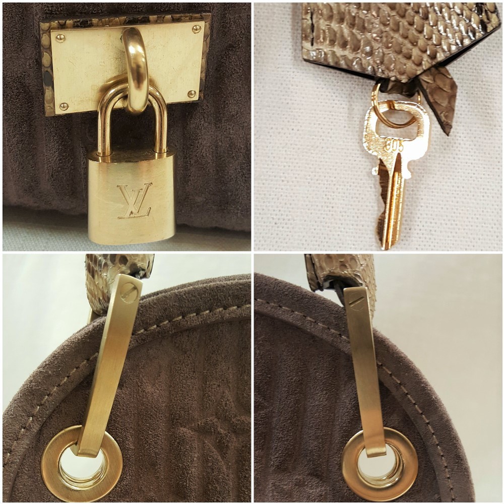 Louis Vuitton Whisper PM Suede Python Limited Edi… - image 10