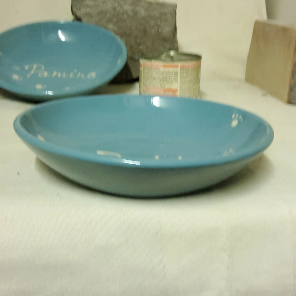 keramik-im-hof  18cm Futterteller mit Wunschname Napf Schüssel, Katze Hund - Bild 4 von 4