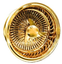 13x7 100 Spoke Rev All Gold Wire Wheels Set Of 4 13x7 100 Spoke Rev All Gold Wire Wheels Set Of 4
