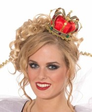 Crown Cute Red  Gold Mini Queens Crown