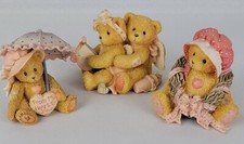 Cherished Teddies Aiming For Your Heart Cupid Boy Girl Love Friendship Set Of 3