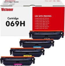 4x 069H Toner Cartridges w/ CHIP for Canon MF751,MF752,MF753,MF756,LBP673,LBP674