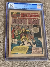 Daredevil 4 PG OW/White (1st app Purple Man- 1964)- Splash Page #004