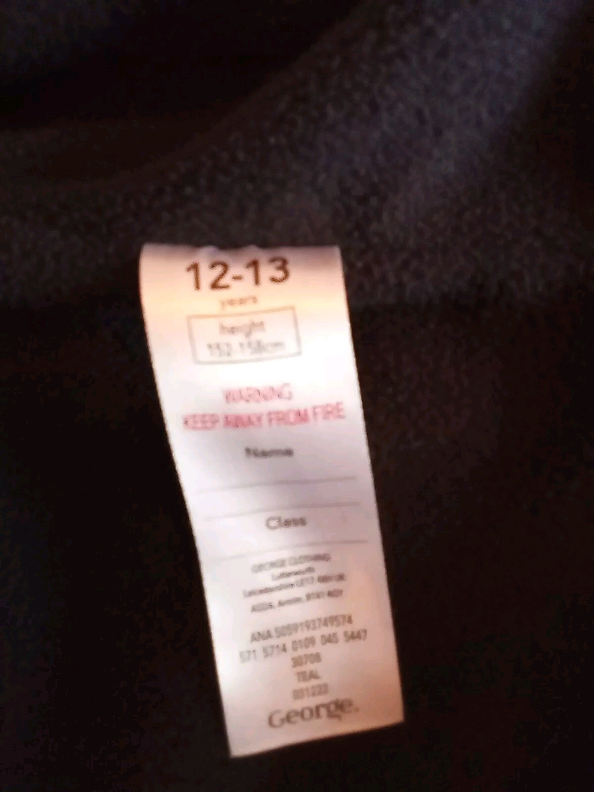George Teal Shower Resistant Jacket 12/13 Years Great Condition image 9