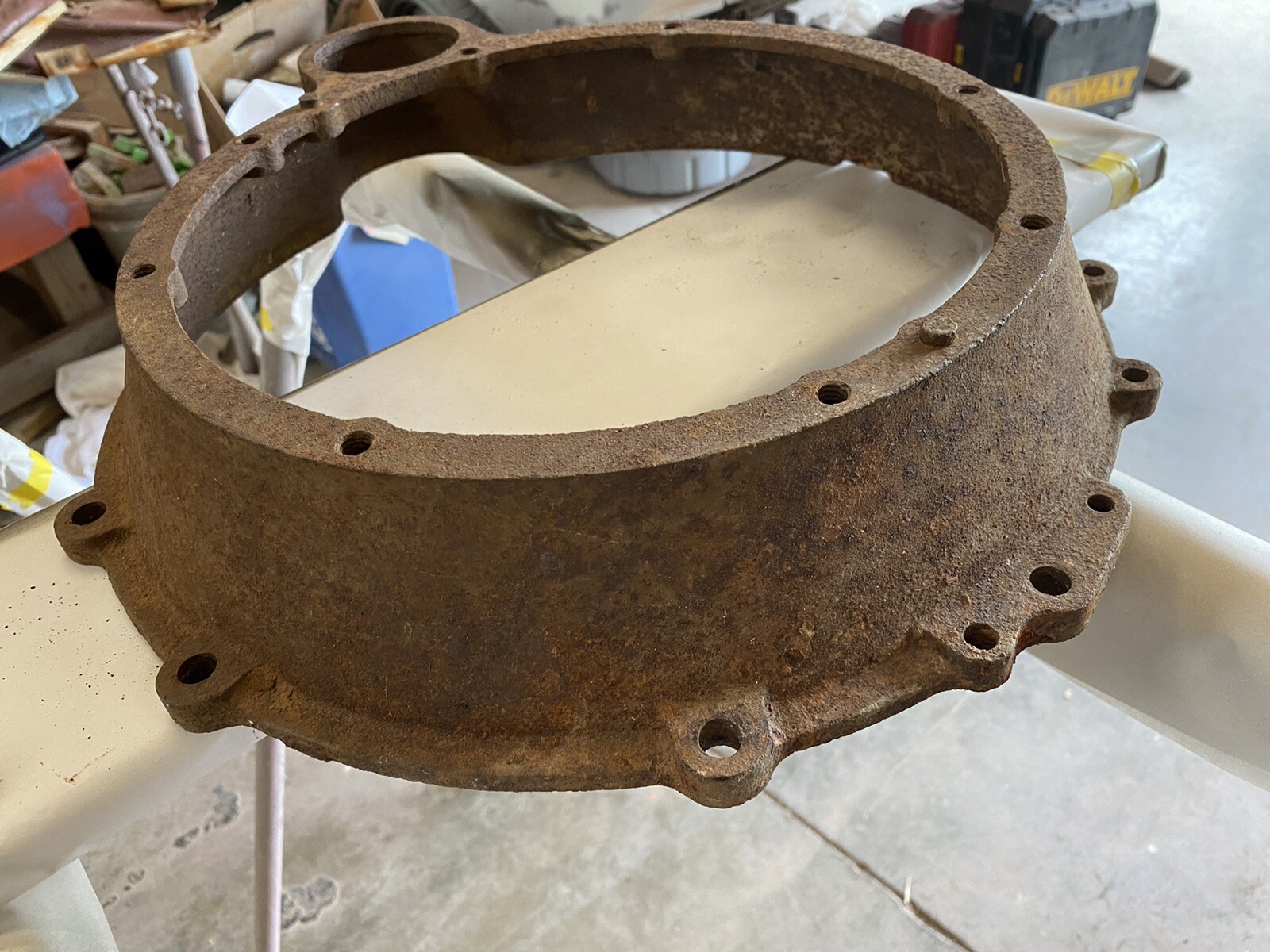 Ford Flathead V8 Manual Transmission Bell Housing Adapter Cast Iron eBay