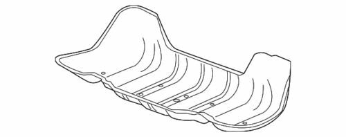 Conjunto de escudo del tanque de combustible para Chevrolet Volt 1.5L 2016-2019 (N/P 23142156)
