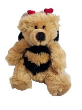 Russ Berrie Breezy Bumble Bee Teddy 8  Bear Plush Stuffed Animal