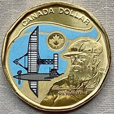 CANADA / KANADA_1 Dollar 2022_Alexander Graham Bell_orig. coloriert_lose_unc