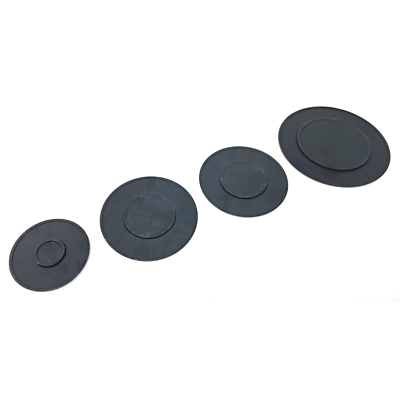 Pan Piattini Set Di 4 Spartifiamma Per Piani Cottura A Gas | Compatibili Con Bosch E Siemens | Colore Nero Lucido, Made In Italy Kit Cucina