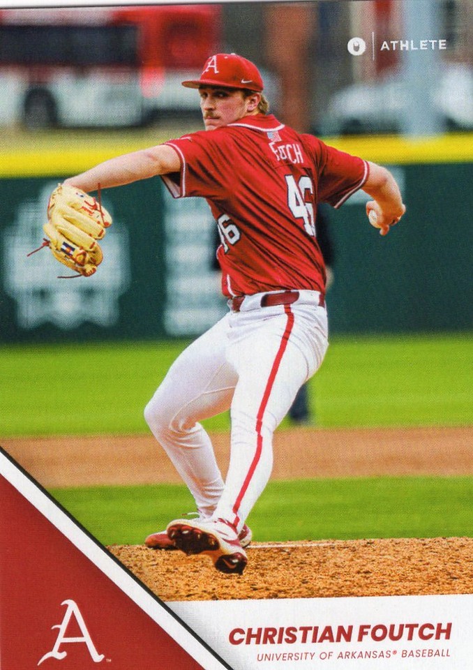 Onit 2024 Arkansas Razorbacks Baseball NIL Trading Cards - Pick from ...
