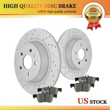 302mm Rear Disc Rotors Ceramic Brake Pads for 2013-2016 Ford Fusion Lincoln MKZ