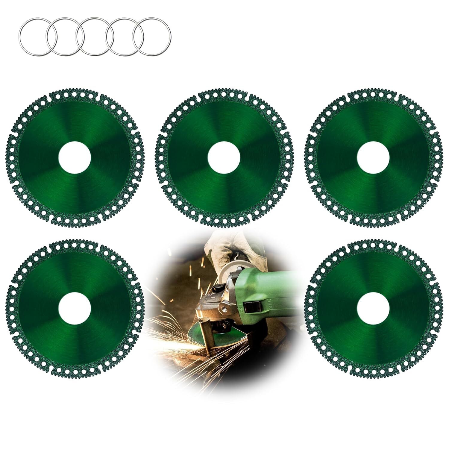 2024 Upgrade 5 Pack 4 Inch Indestructible Grinder Discs