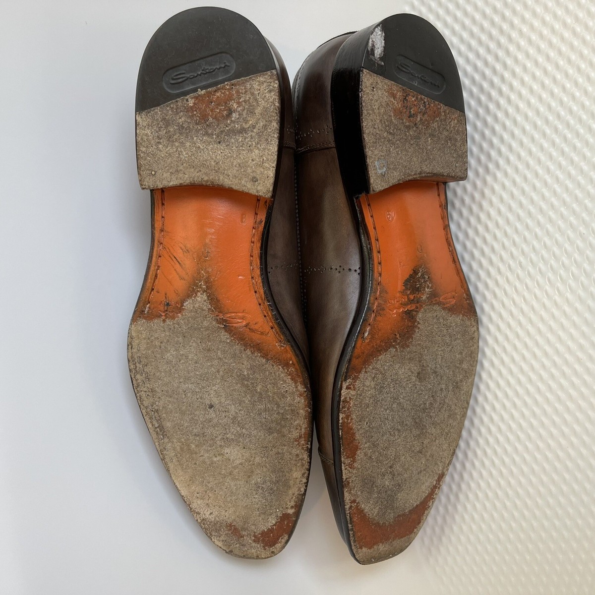 Santoni Fatte a Mano Dress Shoe Brown 9D Perforated Captoe  display picture 1