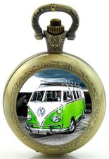 VW Campervan VANLIFE Quartz Pocket/Necklace Watch/Merch  Free Gift Bag