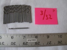 25 NEW 3/32" High Speed Steel Twist Drill Bits Rotary Tool for Dremel EE