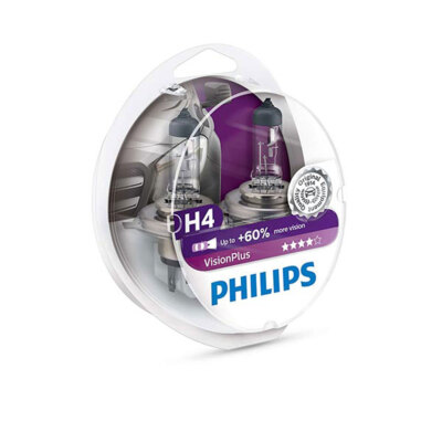 6 LAMPADINE PHILIPS H4 VISION 30% DI LUCE 12V 60/55W - 6 PEZZI COD. 12342PRC1 - Foto 4
