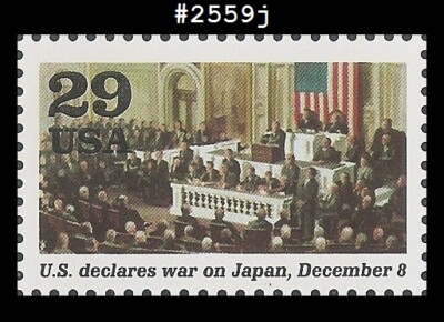 USA5 #2559j MNH World War II - US Declares War on Japan | eBay