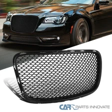 Fit 15-19 Chrysler 300/300C Black Front Mesh Style Hood Grille Grill Replacement