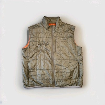 Simms Fishing Vest Mens XXL Green. Read description