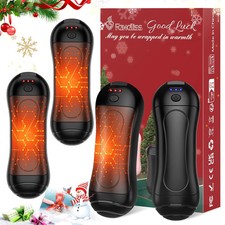 4Pcs Rechargeable Hand Warmers USB Pocket Heater Smart Chips for Outdoor Warmer