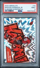 2024 PANINI ABSOLUTE KABOOM! HORIZONTAL #10 MARVIN HARRISON JR. PSA 9