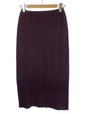 ISSEY MIYAKE Long Skirt/L/Wool/BRD