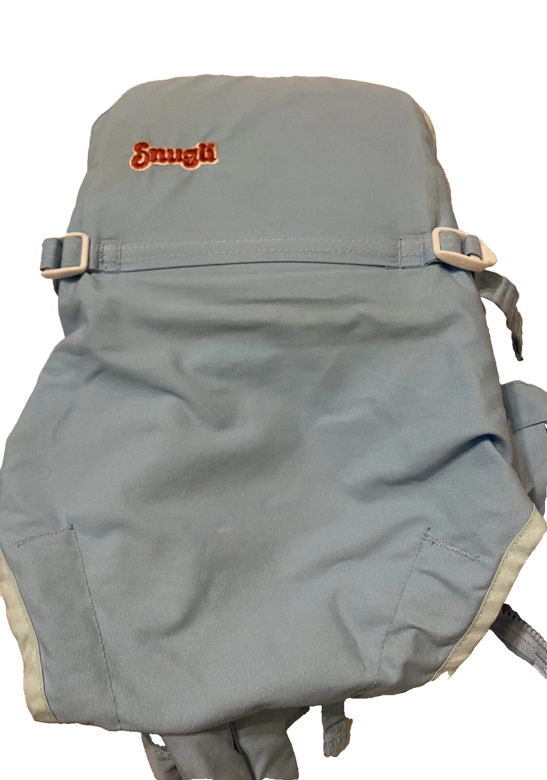 Snugli Blue Pastel Baby Infant Holder Carrier Front Pack Vtg 80s 90s