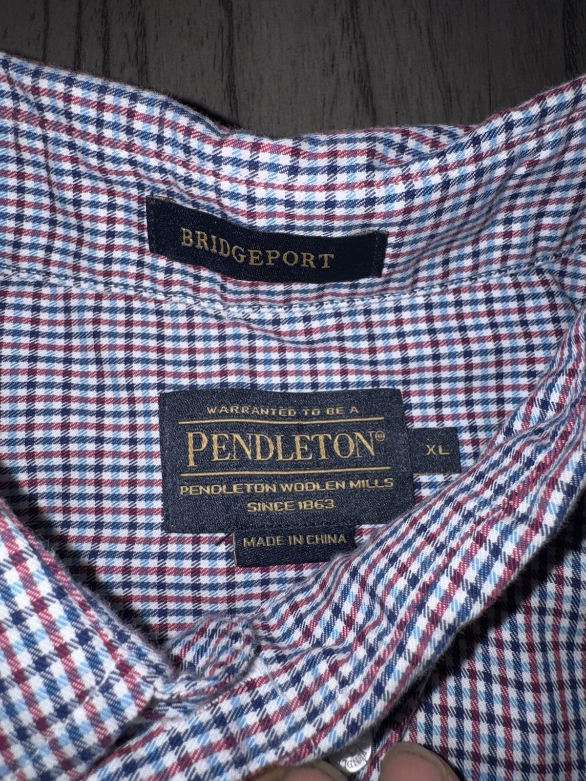 Pendleton Men’s Bridgeport Button Down Checkered … - image 3