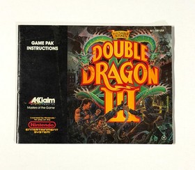 Double Dragon III: The Sacred Stones (Nintendo NES, 1991) con Manual y Caja