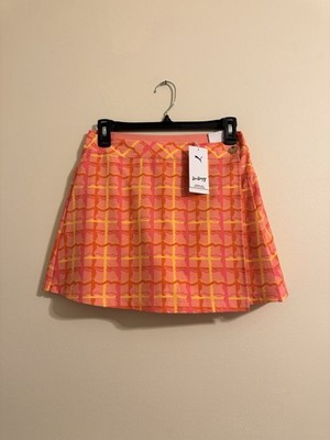 Puma X Dani Dazey Women's Xs Pink Fruit Wrap Skirt Skort (B6)