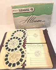 Vintage 1950s Sawyer's View-Master 29 REELS PLUS Spiral Album Original Box