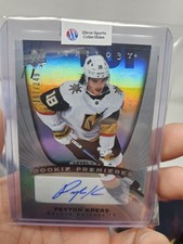 2020-21 Upper Deck Trilogy Silver #79 Peyton Krebs Auto /249 RC