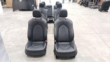 20-25 Toyota Highlander 3 Row Black Leather Power Seat Set Oem