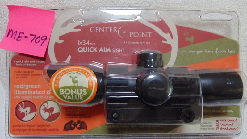 Center Point Precision Optics, 1x34mm