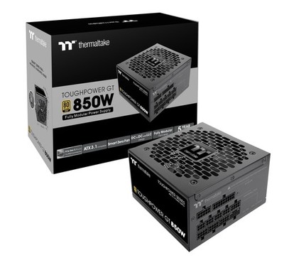 Toughpower GT 850W ATX 3.1 Standard Power Supply; 80 Plus Gold Efficiency; Sm...