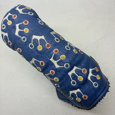 Scotty Cameron   Crown Head Cover Blue Custom Shop Exclusive poor condition.