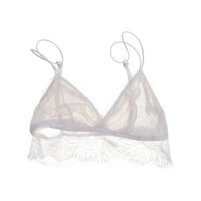 Abercrombie & Fitch, Bralette, Größe: L, Weiß, Spitze, Damen #WNX