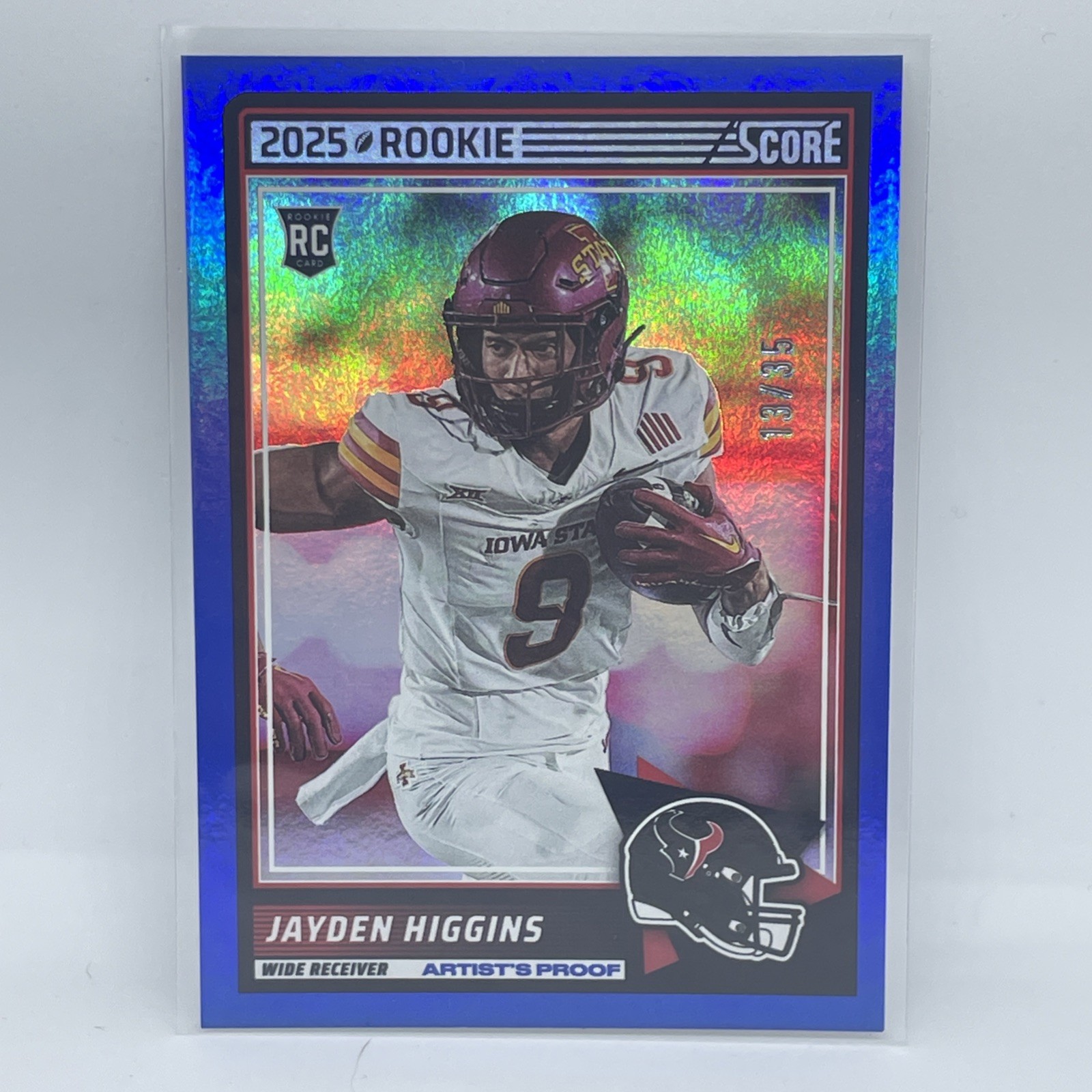 2025 Score - Rookies Jayden Higgins #55 Artist's Proof /35 (RC)