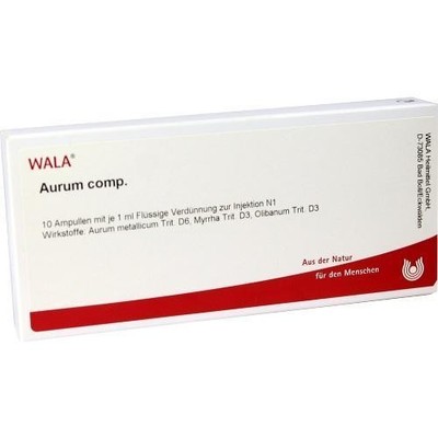 3x AURUM COMP Ampullen 10X1 ML PZN 1750737