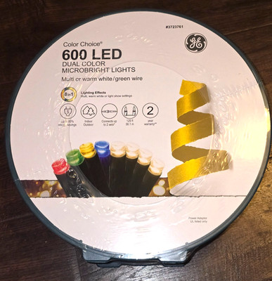 GE Color Choice 600-Count 125-Ft Multi-Function Color Changing LED #3723761