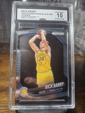 2024-25 Panini Prizm Black - Rick Barry #297 Legends Warriors CGC 10