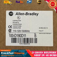 Allen-Bradley 100-D180D11 Contactor AB 100D180D11 NEW Factory Sealed US Free Tax